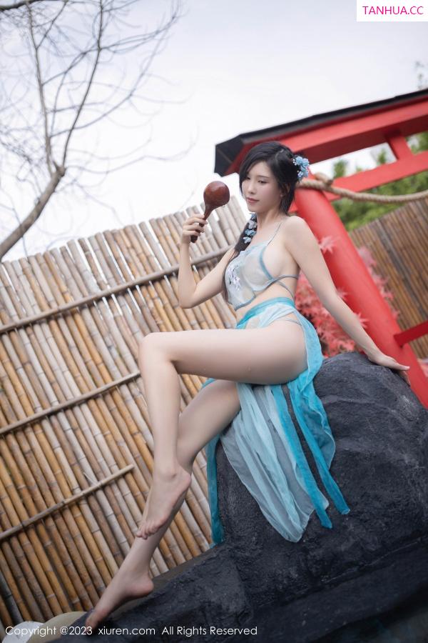 陈若依 抖娘利世 [XiuRen]高清写真图 2023.06.28 No.6991 利世 古装美腿第36张图片